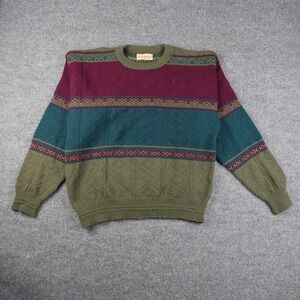 Vintage Loafers Sweater Mens Extra Large Crewneck Pullover 90s
